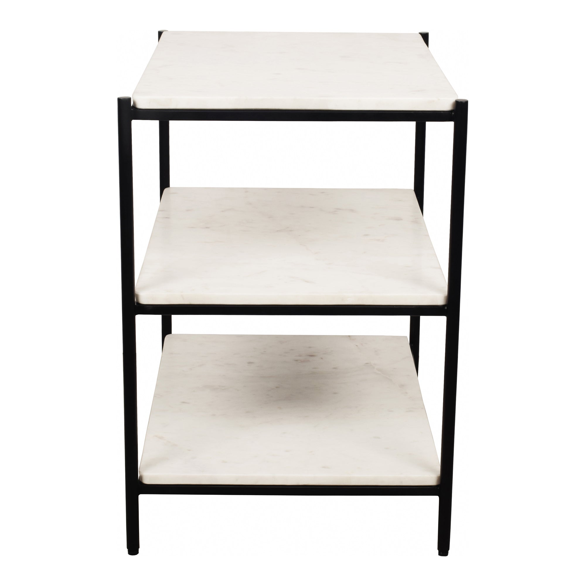 Trine Nightstand White Marble - 1630Living