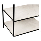 Trine Nightstand White Marble - 1630Living