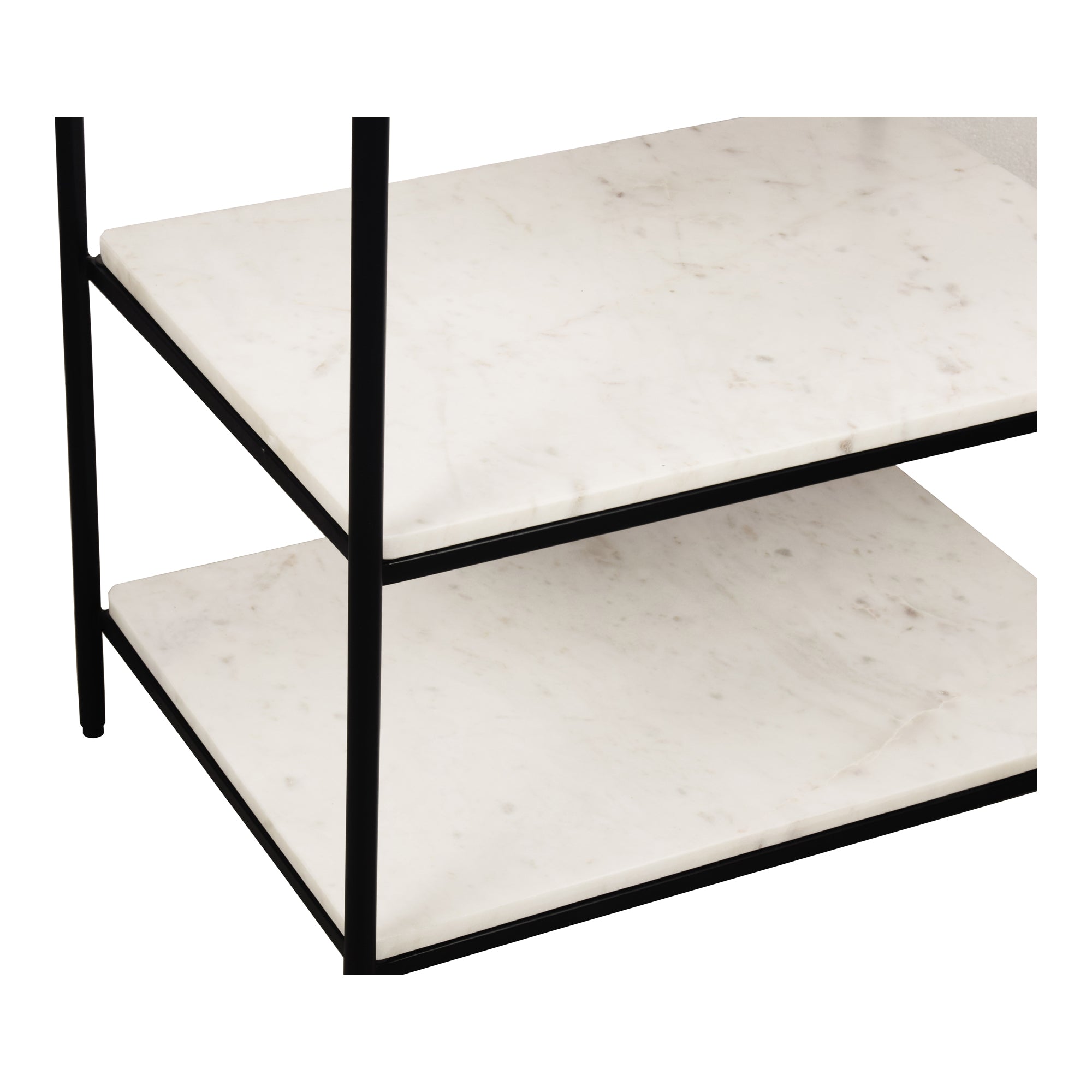 Trine Nightstand White Marble - 1630Living