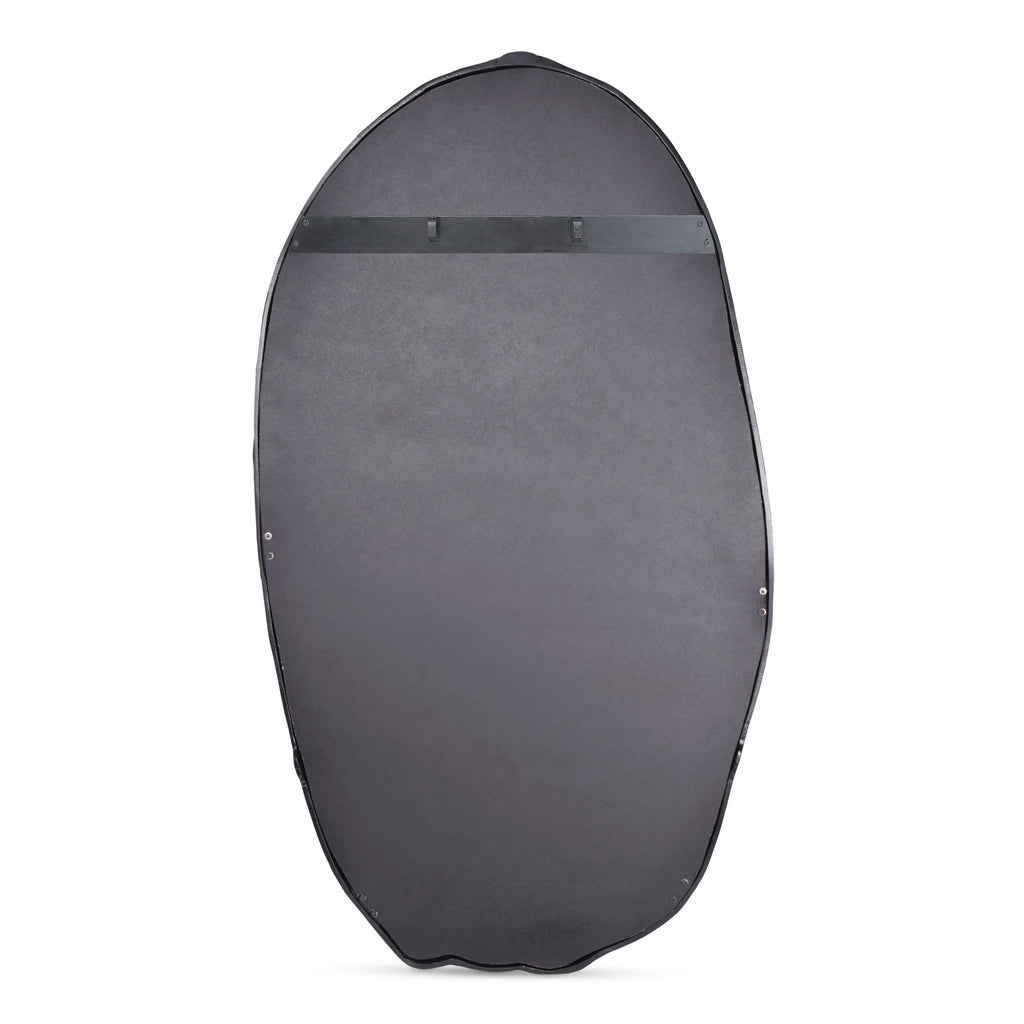 Foundry Oval Mirror Black - 1630Living