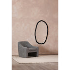 Foundry Oval Mirror Black - 1630Living