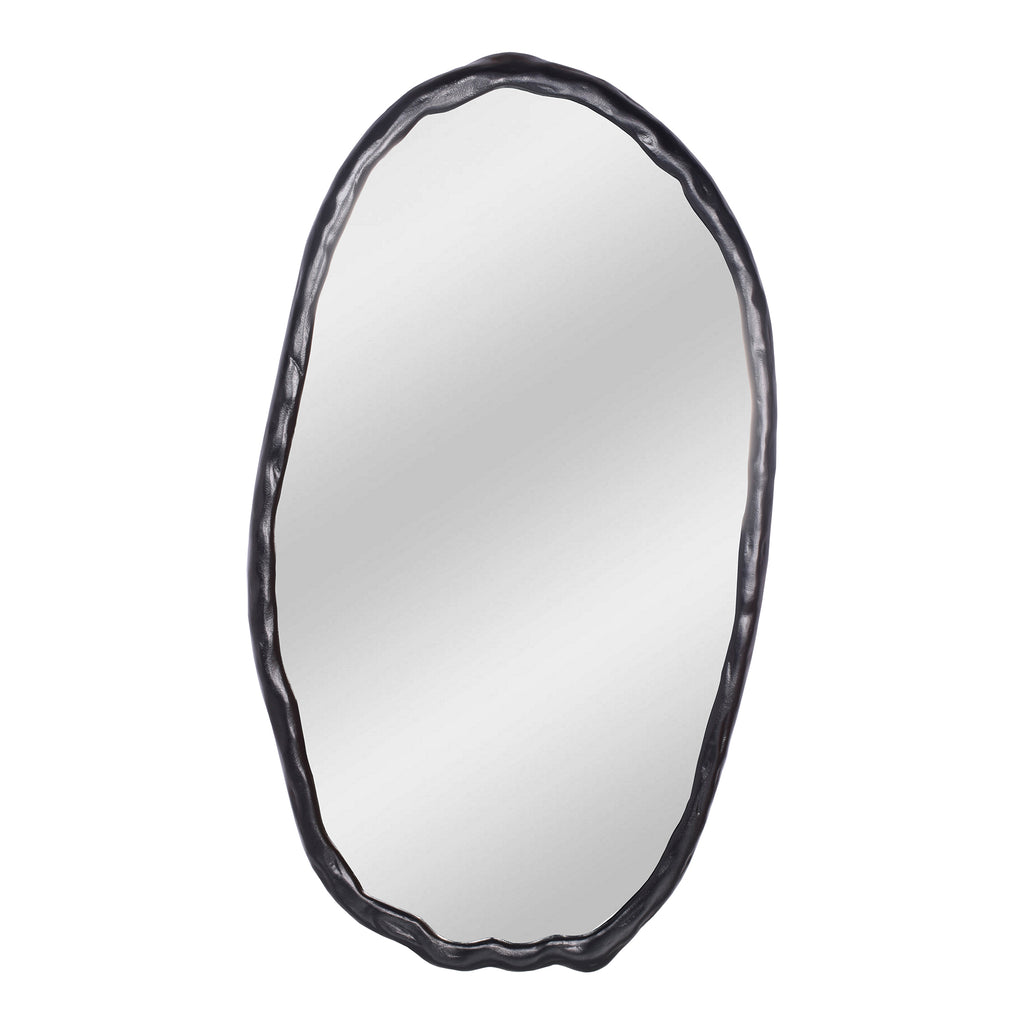 Foundry Oval Mirror Black - 1630Living