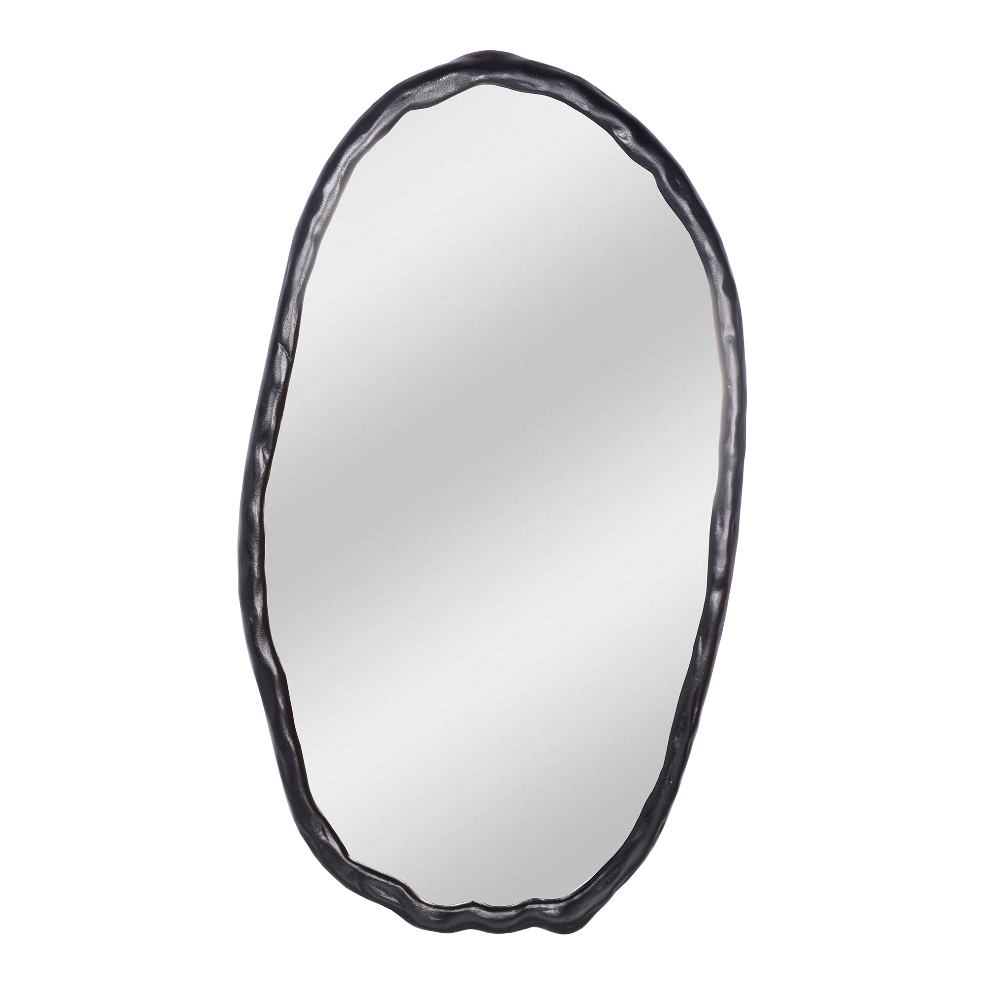 Foundry Oval Mirror Black - 1630Living