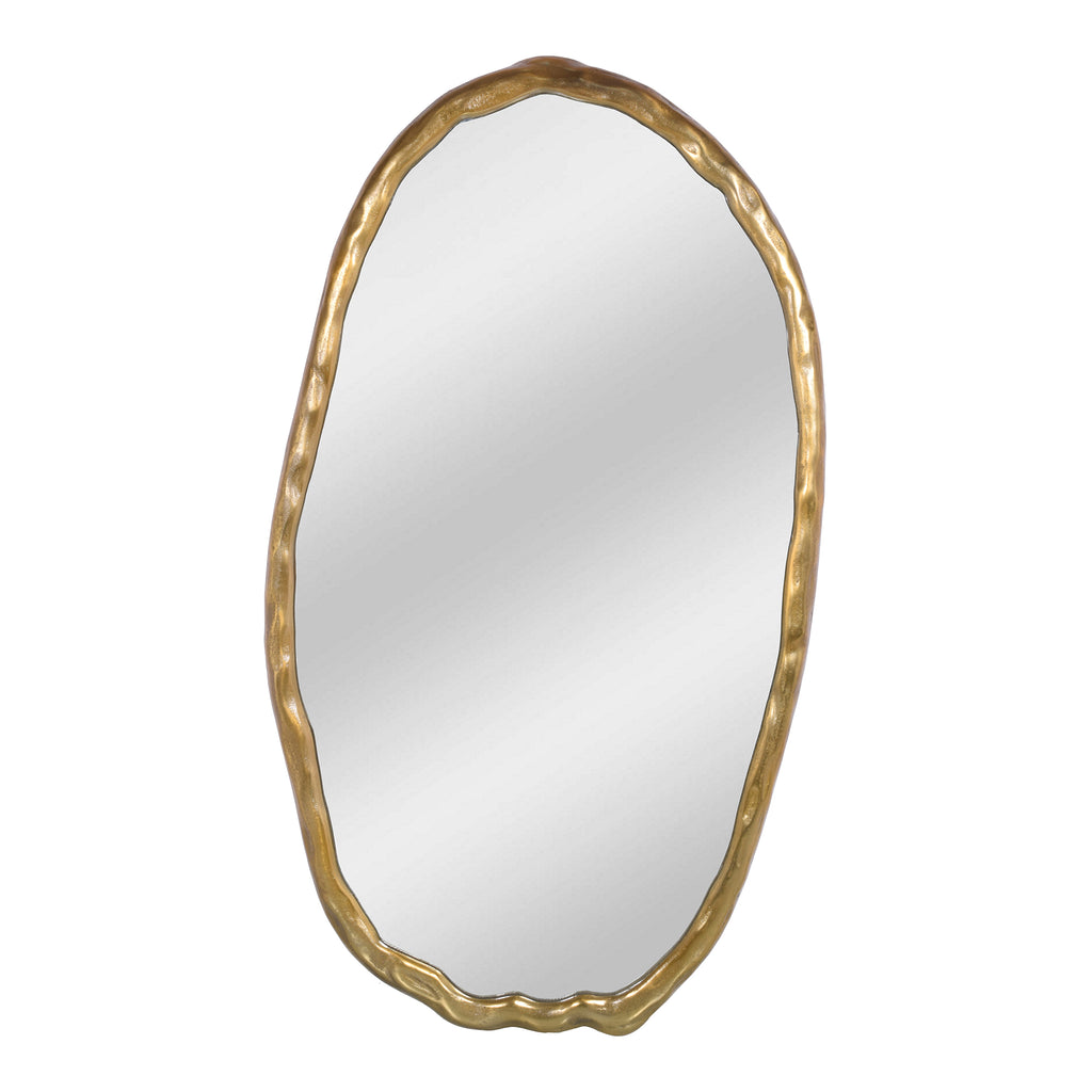 Foundry Oval Mirror Gold - 1630Living