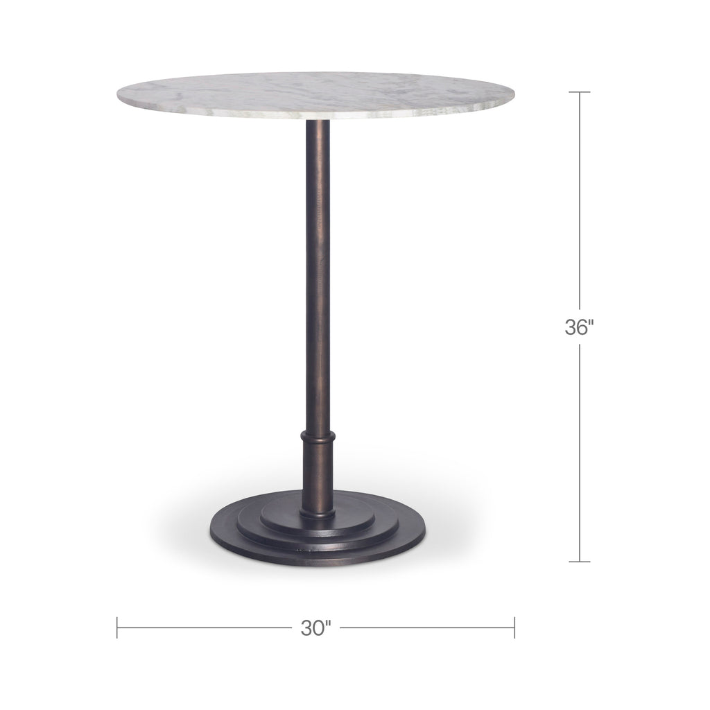 Tori Outdoor Counter Table White Marble - 1630Living