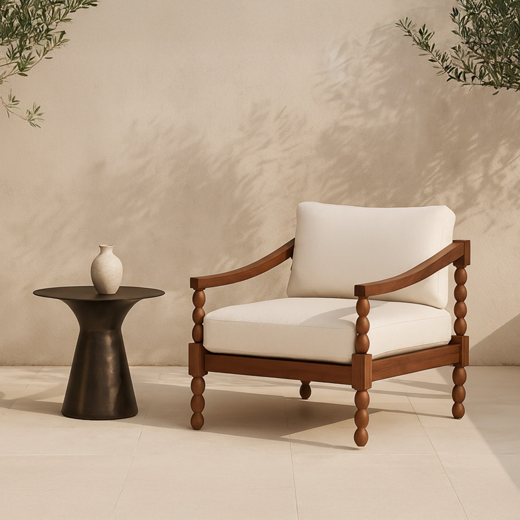 Bardo Outdoor Side Table Deep Bronze - 1630Living