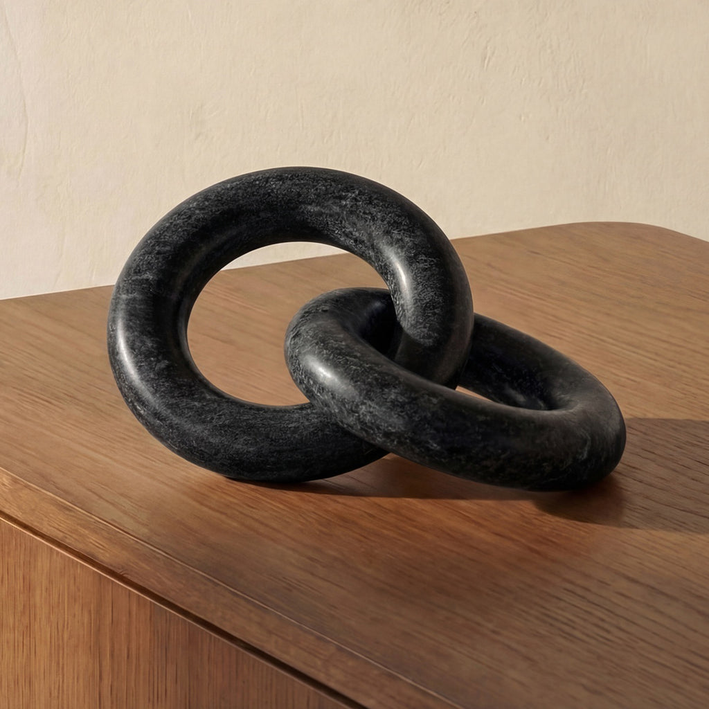 Hera Tabletop Decor Black Marble - 1630Living