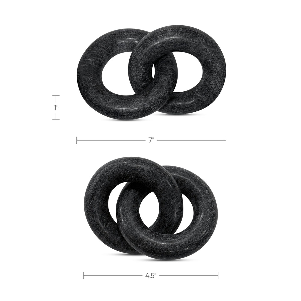 Hera Tabletop Decor Black Marble - 1630Living