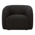 Faye Accent Chair Black Boucle - 1630Living