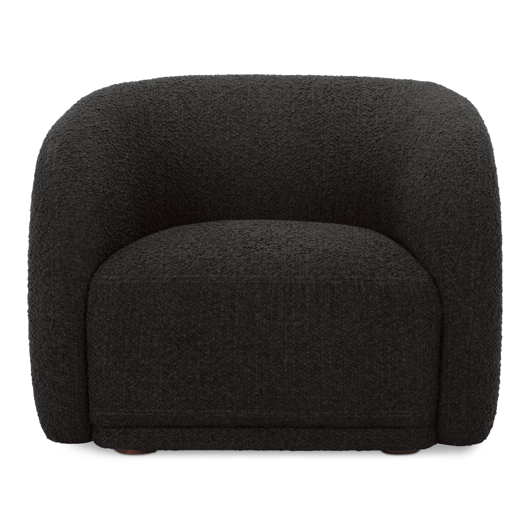 Faye Accent Chair Black Boucle - 1630Living