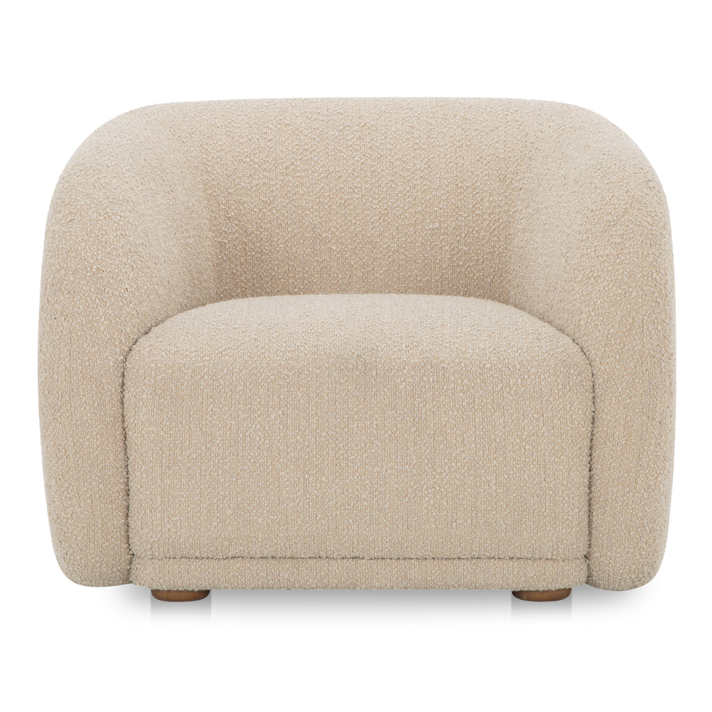 Faye Accent Chair Beige Boucle - 1630Living