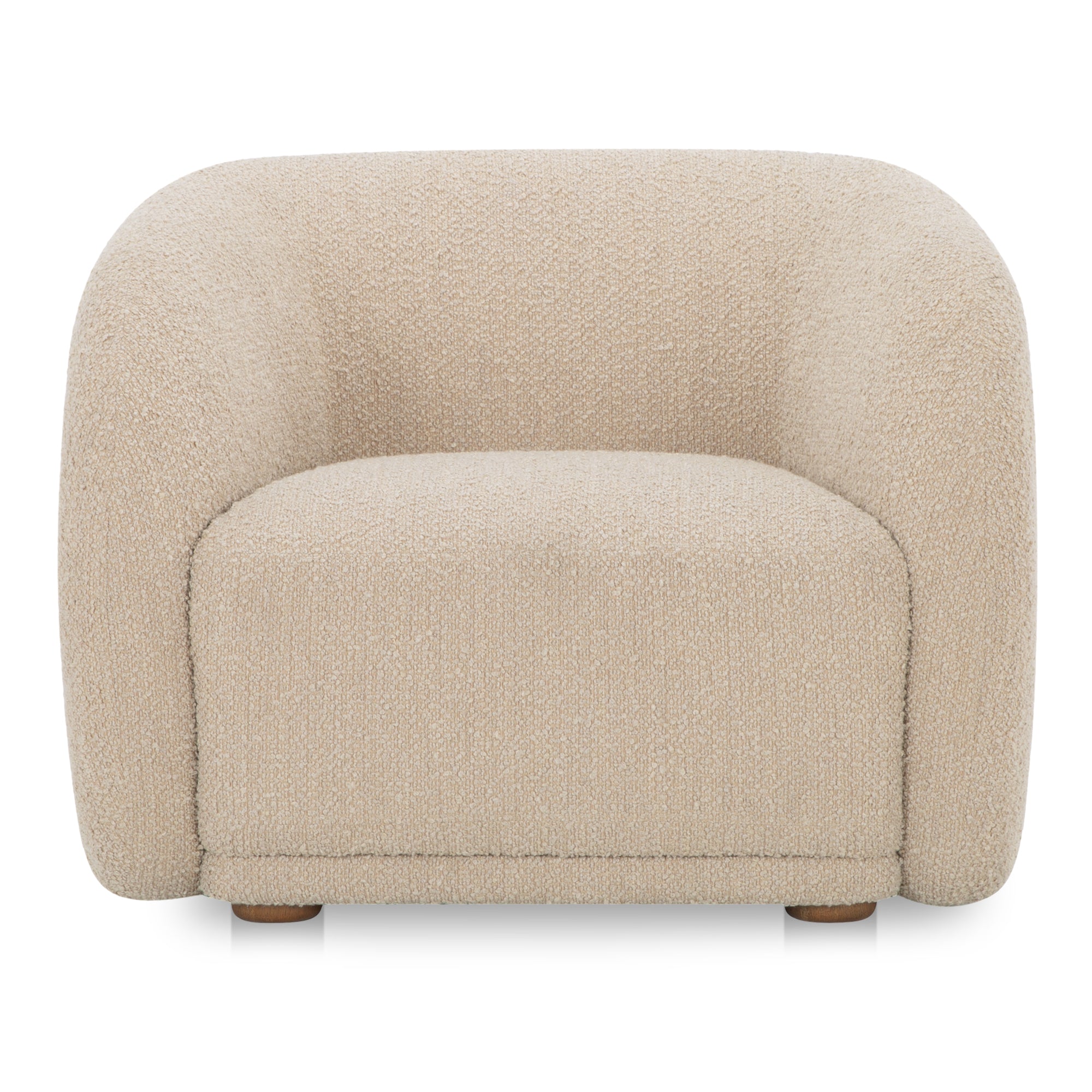 Faye Accent Chair Beige Boucle - 1630Living