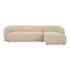 Faye Right Sectional Beige Boucle - 1630Living