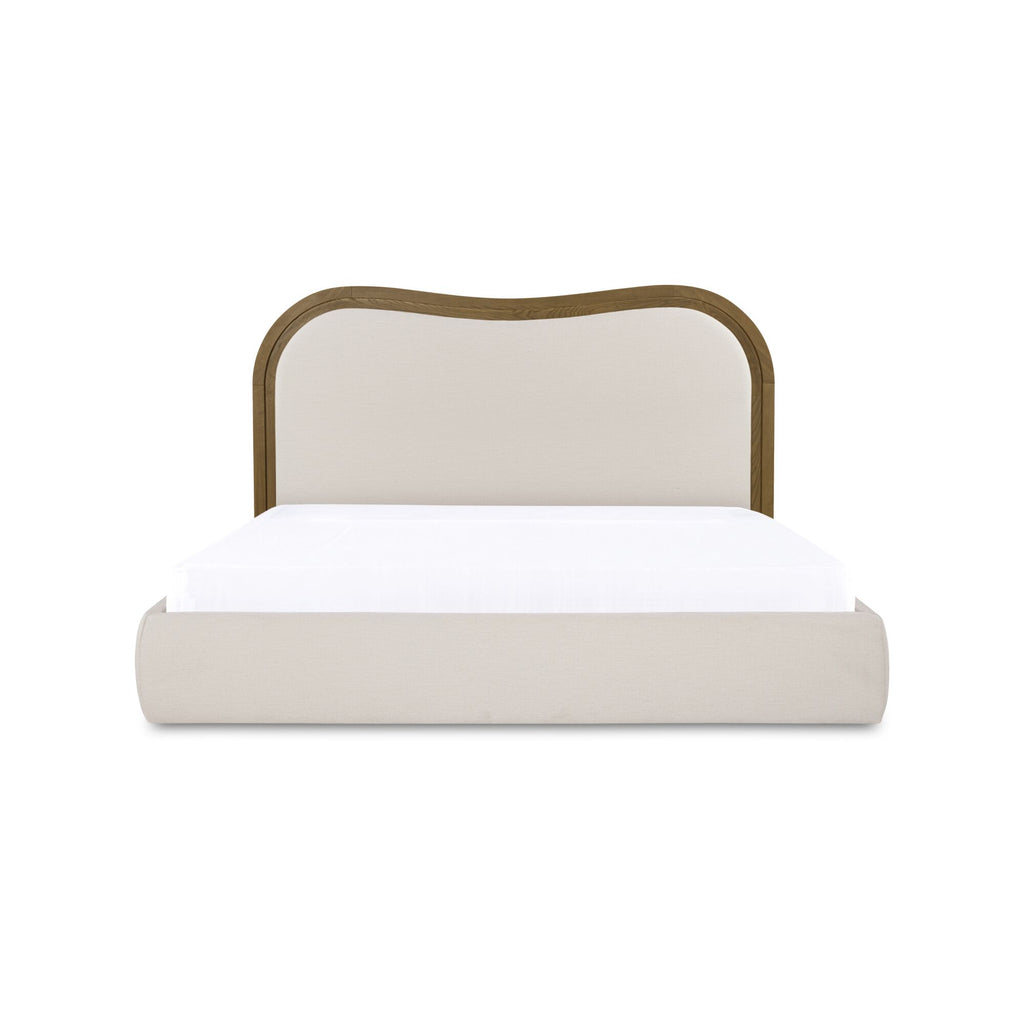Camilla Queen Bed Oat - 1630Living