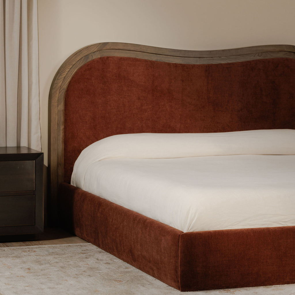 Camilla King Bed Chestnut - 1630Living