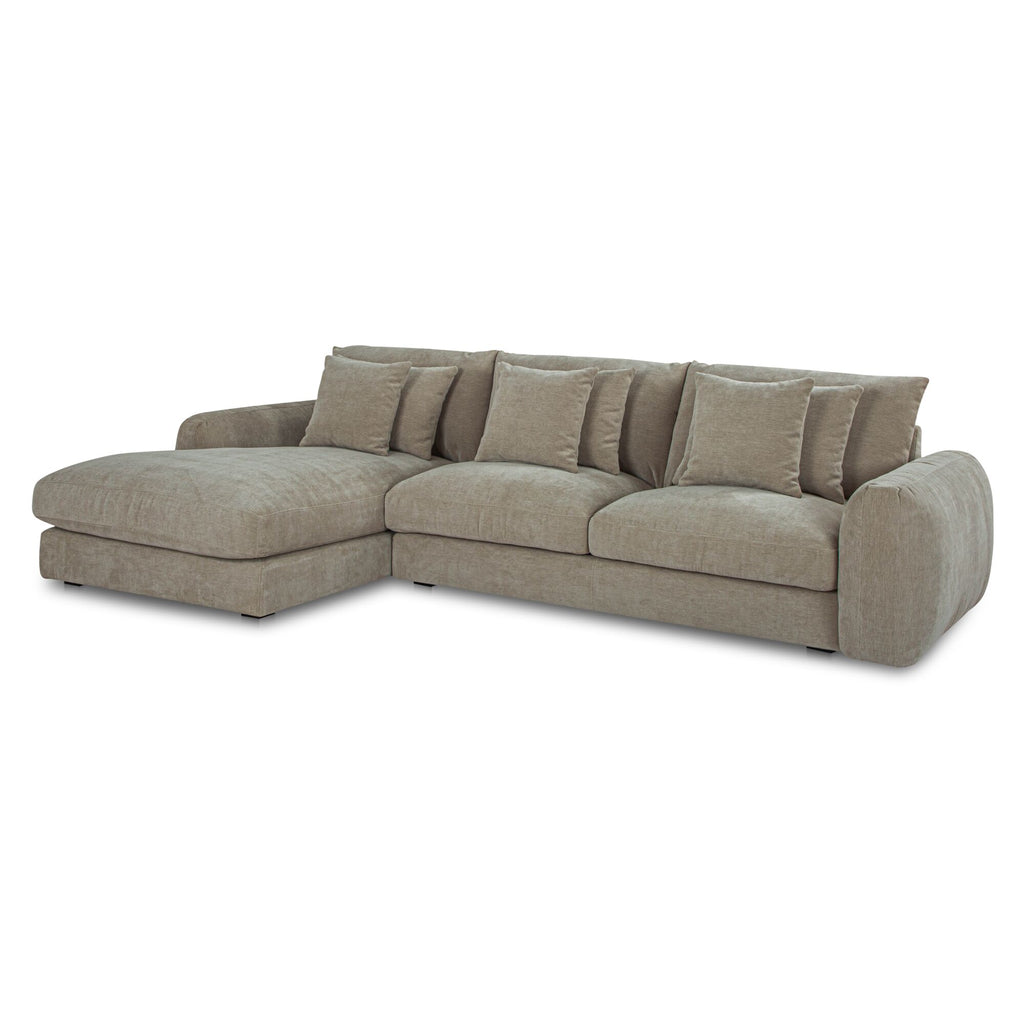 Berga Sectional Left Pebble - 1630Living