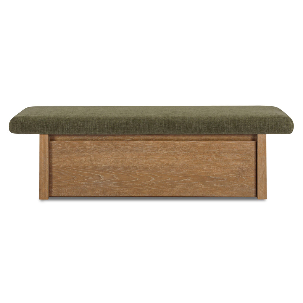 Gemma Storage Bench Dark Green - 1630Living