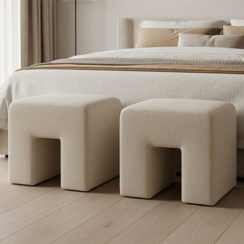 Aidy Stool Oat - 1630Living