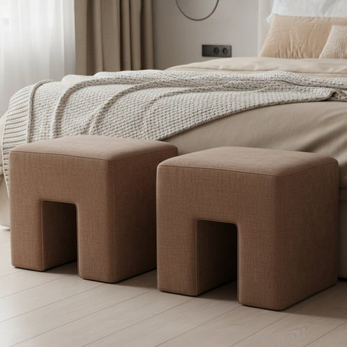 Aidy Stool Washed Pink - 1630Living