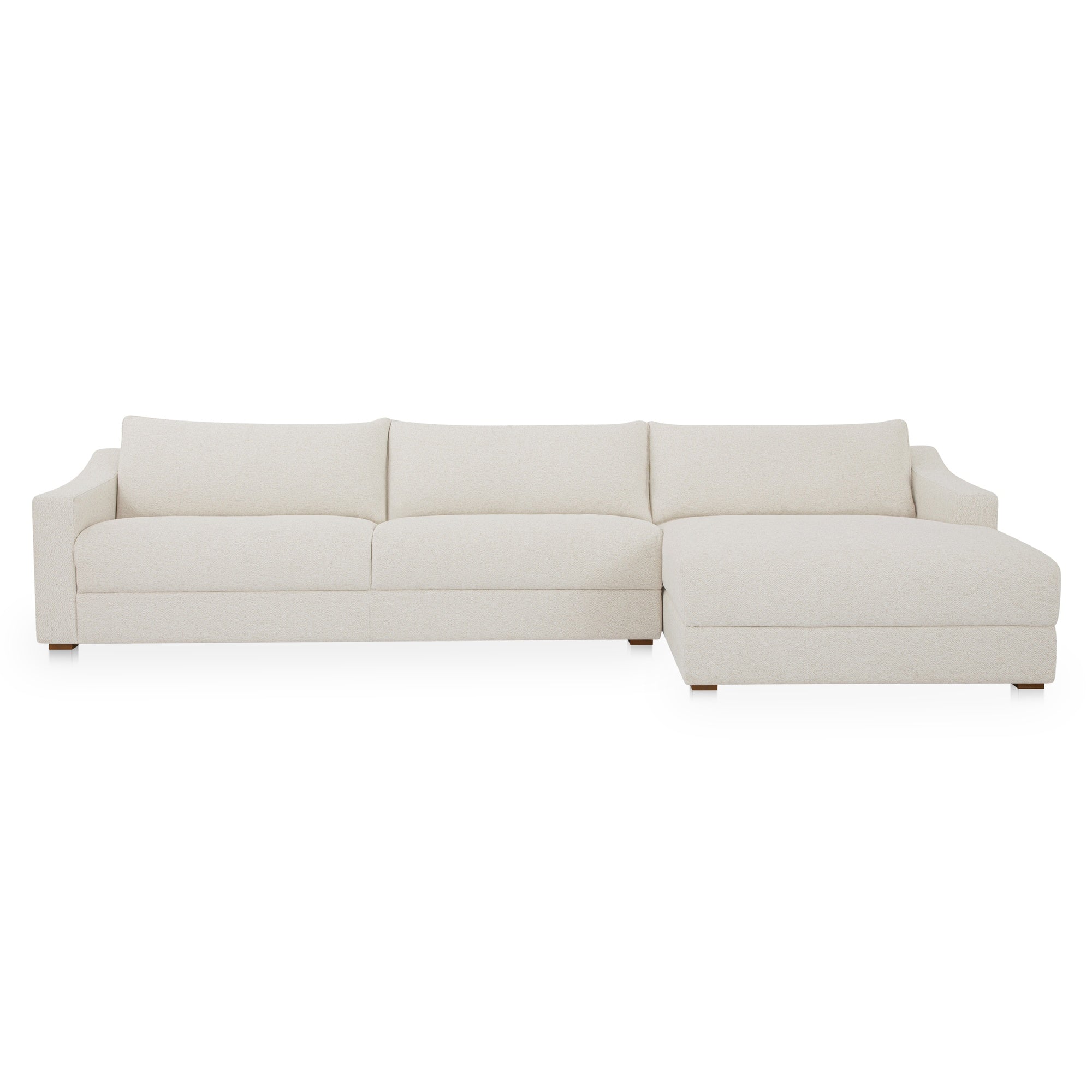 Farrow Sectional Flecked Oat Right - 1630Living
