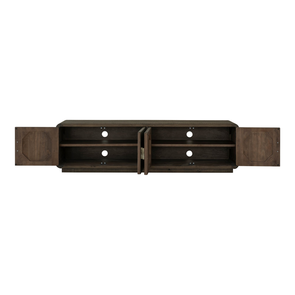 Monterey Media Cabinet Aged Brown - 1630Living