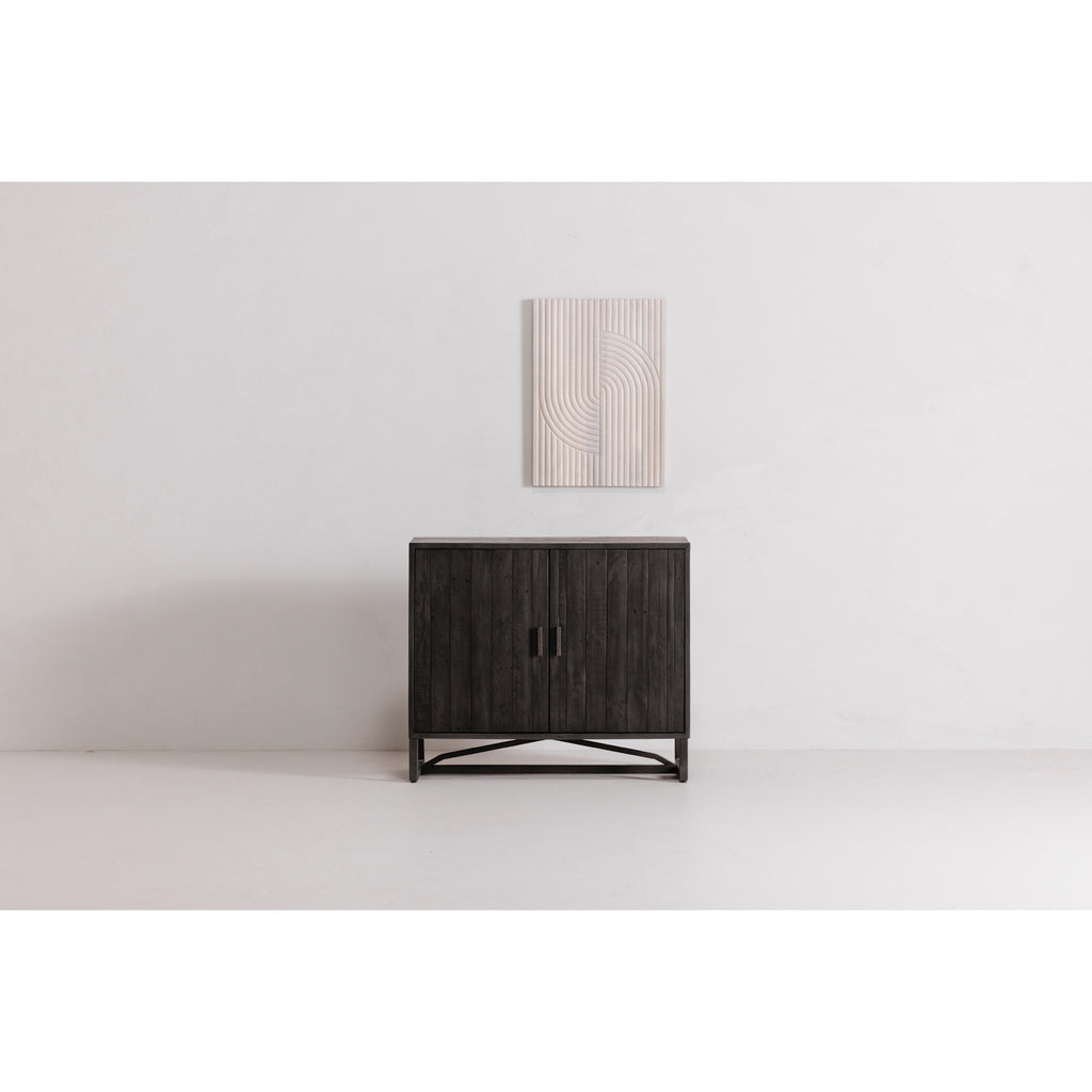 Sierra 2 Door Cabinet Black - 1630Living