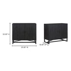 Sierra 2 Door Cabinet Black - 1630Living