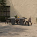 Kendall Outdoor Dining Chair Brown - Set of Two - 1630Living