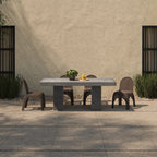 Kendall Outdoor Dining Chair Brown - Set of Two - 1630Living