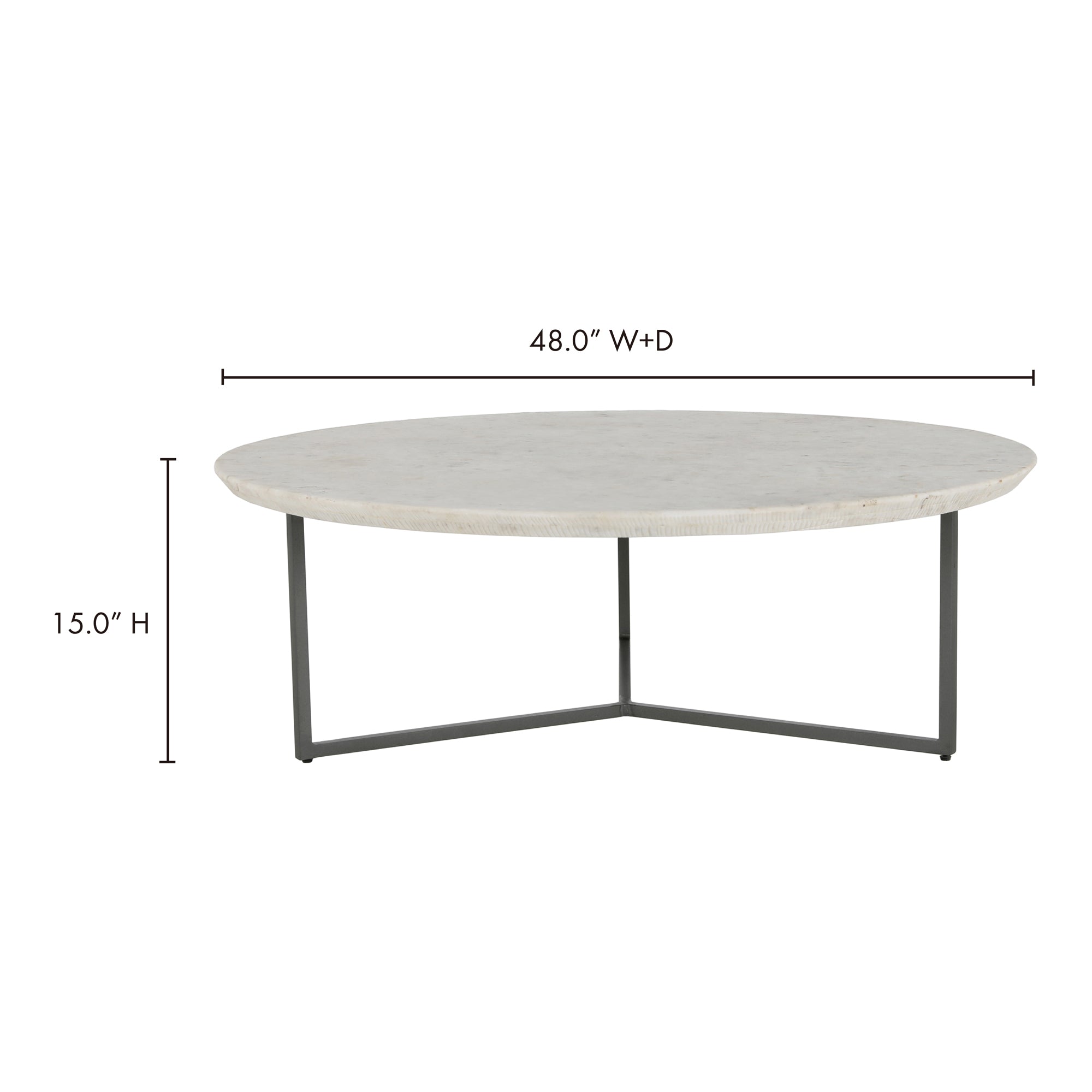 Chloe Coffee Table White - 1630Living