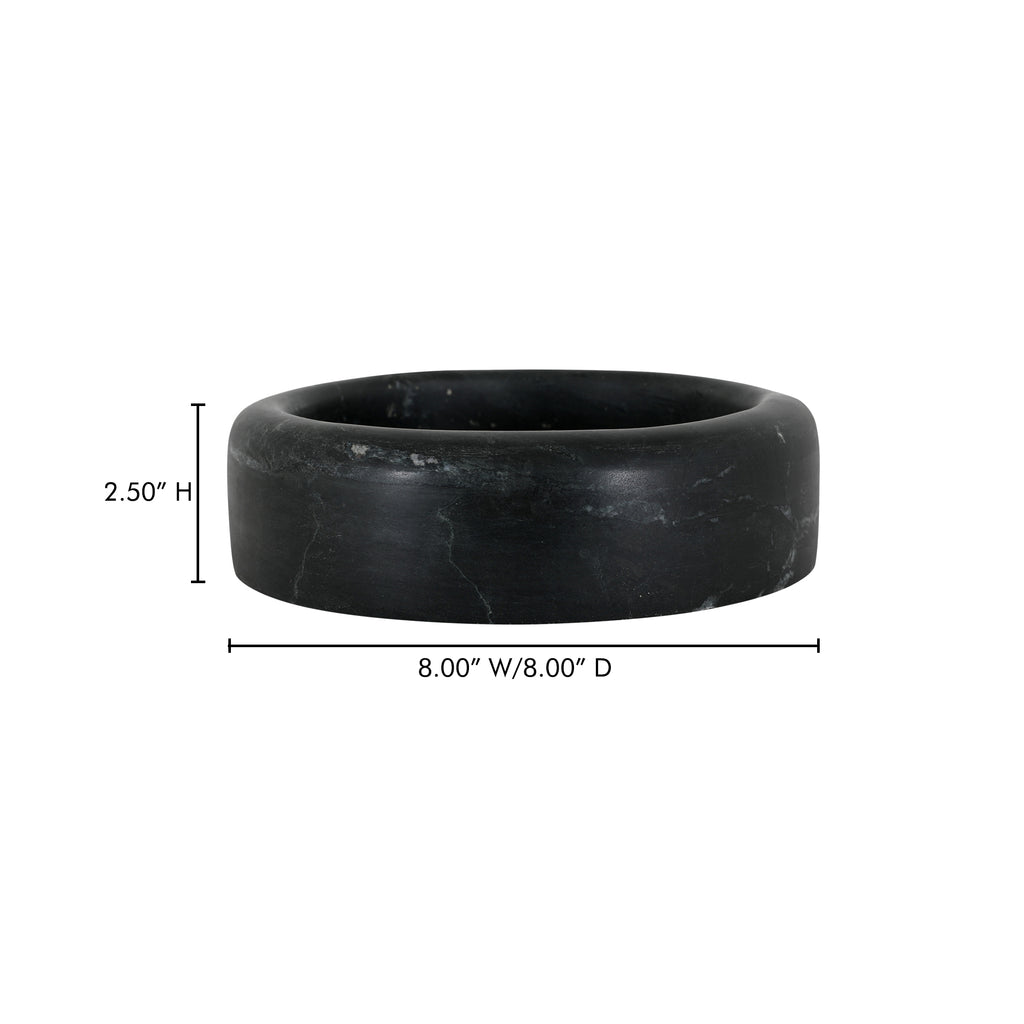 Anais Catchall Black Marble - 1630Living