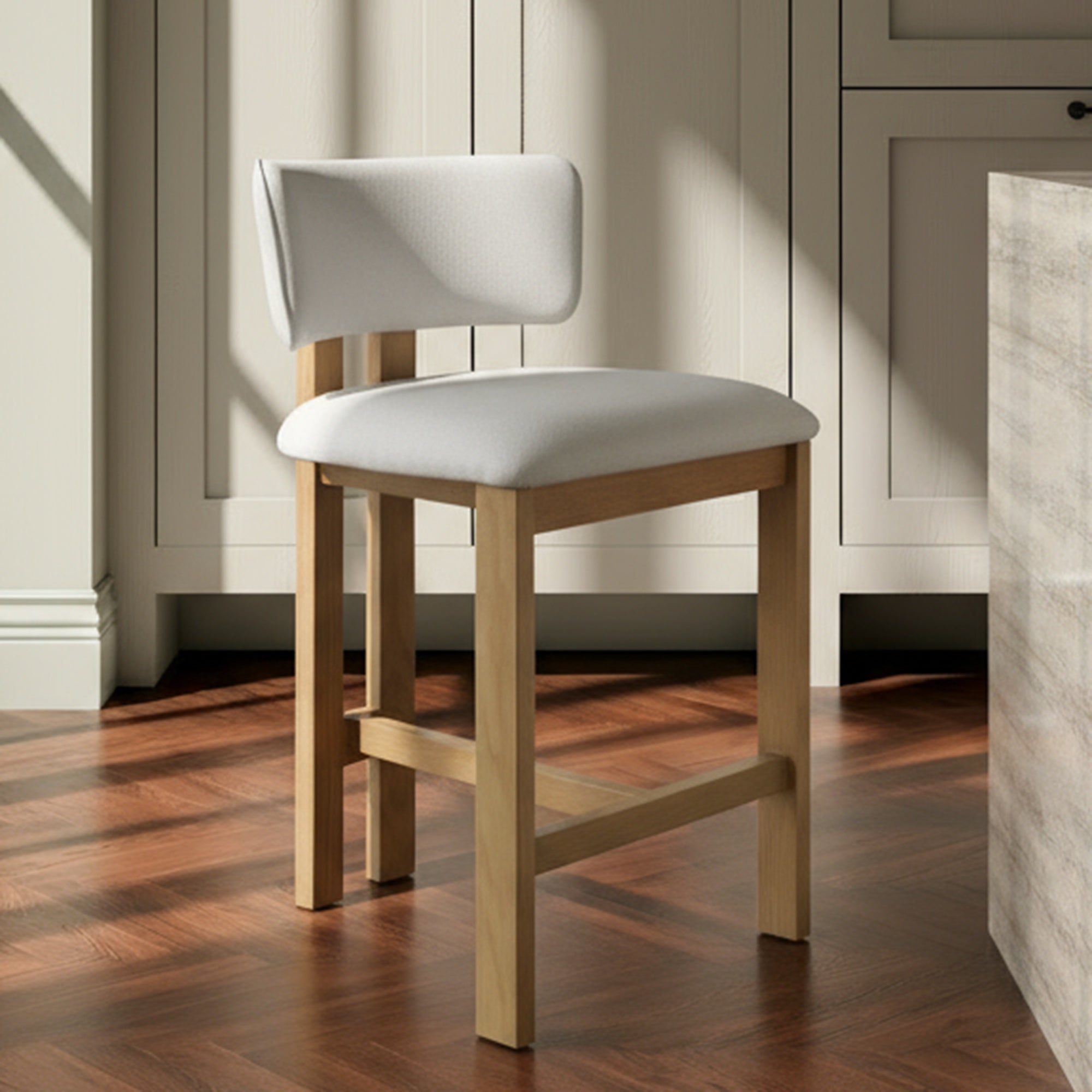 Morel Counter Stool Cream - 1630Living