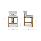 Morel Counter Stool Cream - 1630Living