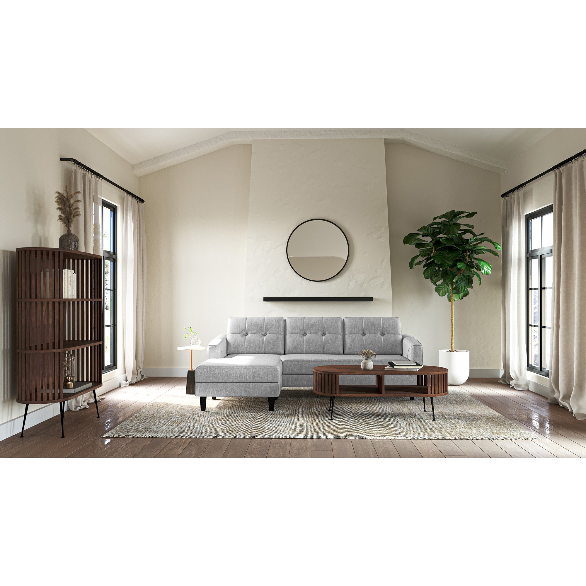 Dawn Accent Table White - 1630Living