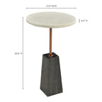 Dawn Accent Table White - 1630Living