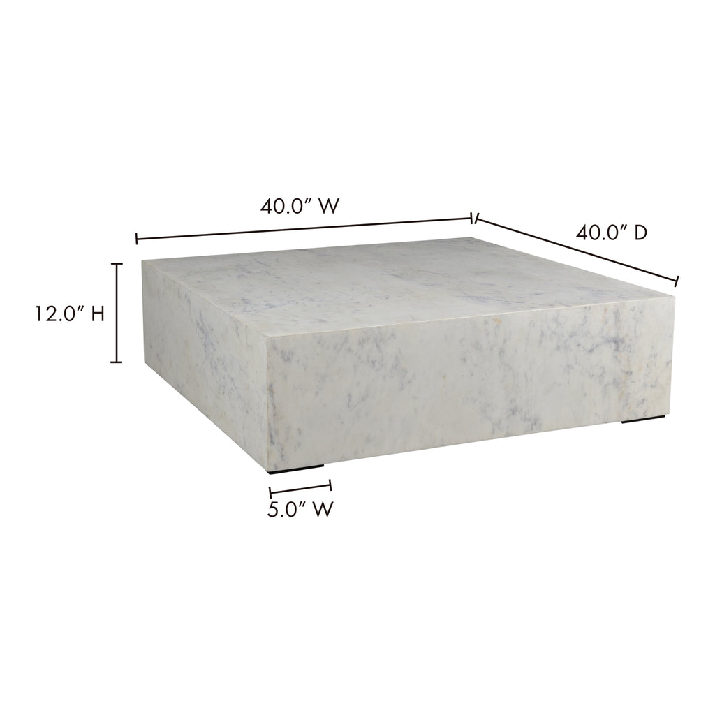 Nash Coffee Table White - 1630Living