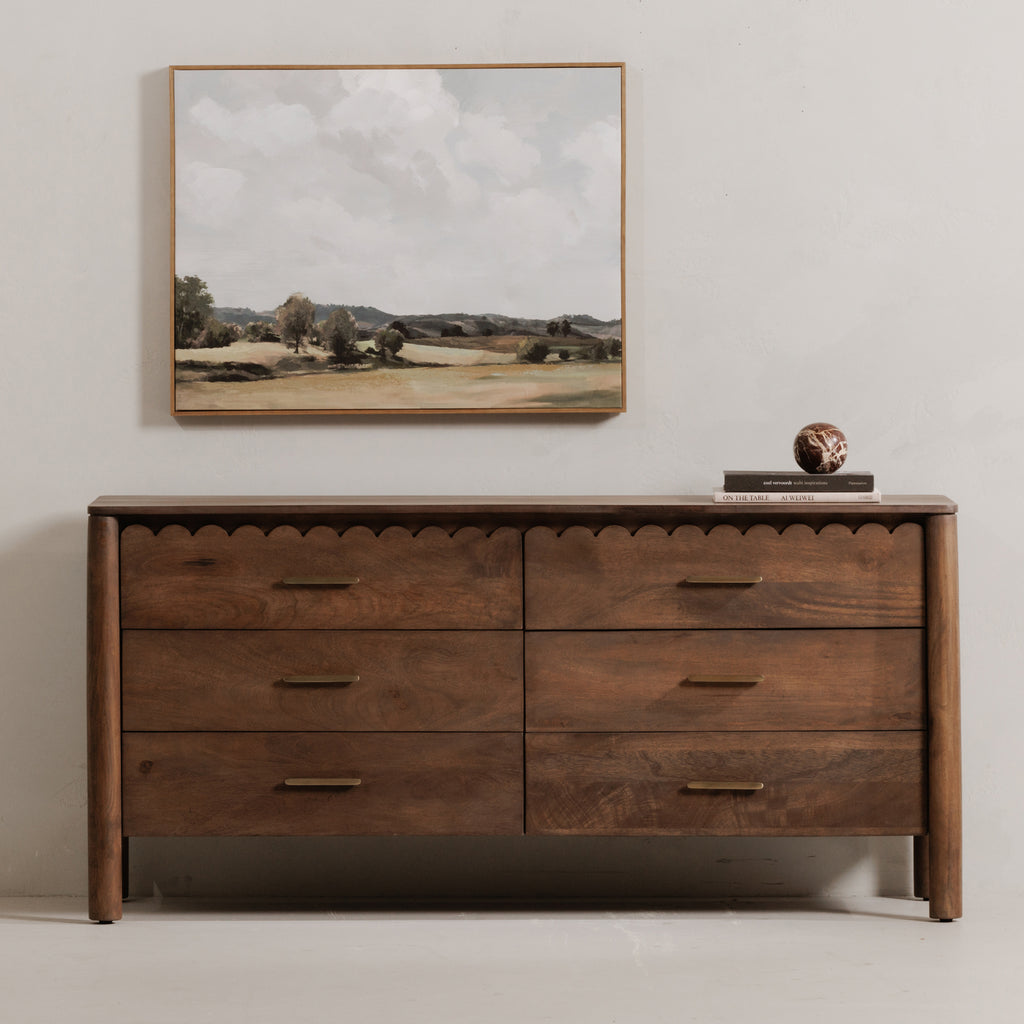 Wiley Dresser Vintage Brown - 1630Living
