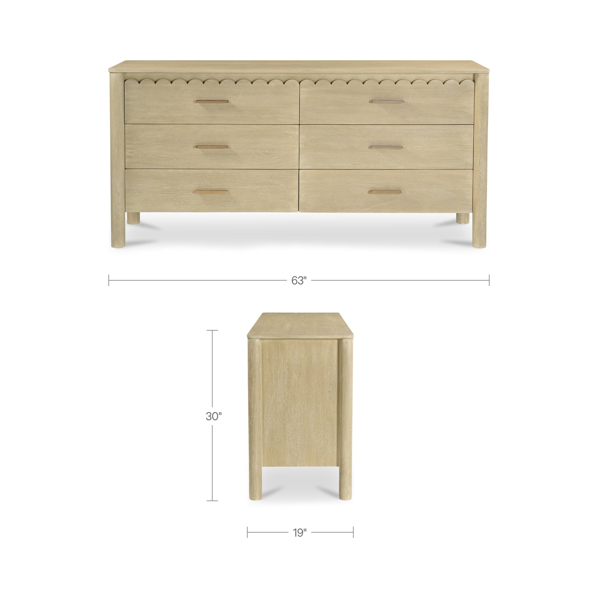 Wiley Dresser Natural - 1630Living