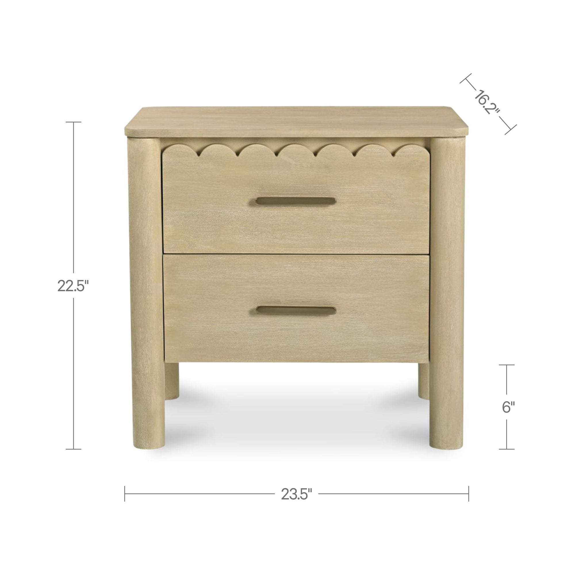 Wiley Nightstand Natural - 1630Living