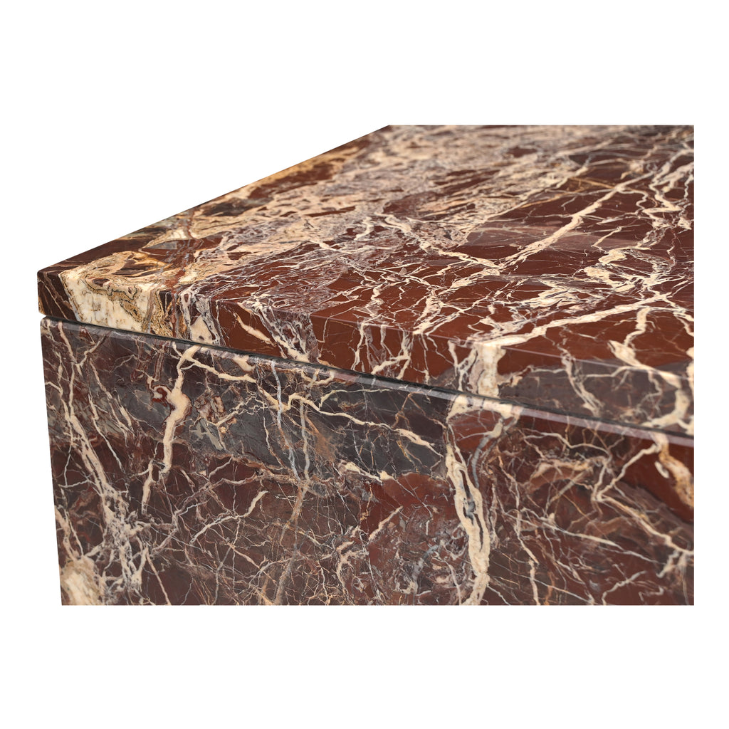 Rosa Coffee Table Rosso Levanto Marble - 1630Living