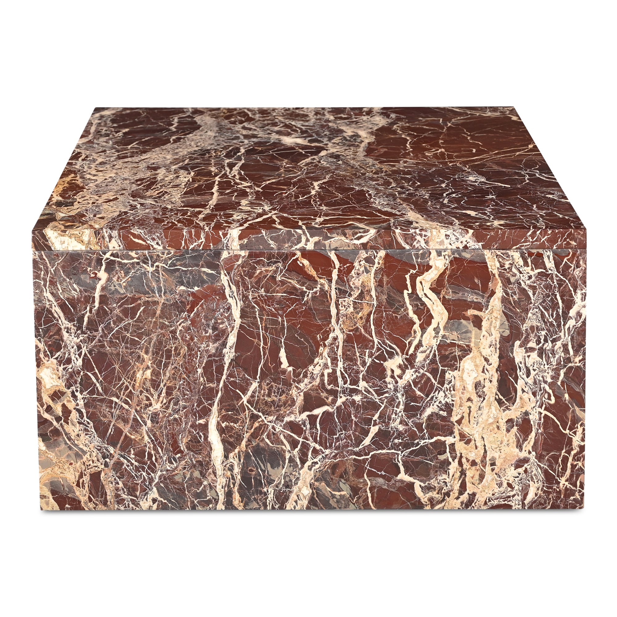 Rosa Coffee Table Rosso Levanto Marble - 1630Living