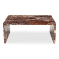 Rosa Coffee Table Rosso Levanto Marble - 1630Living