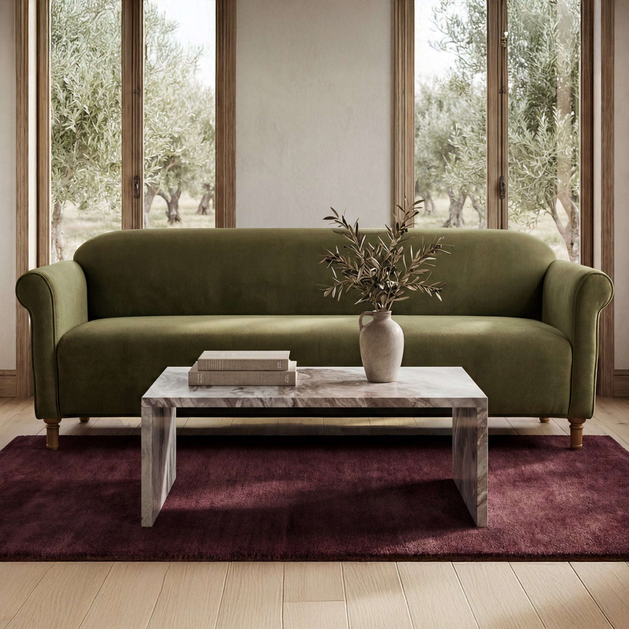 Rosa Coffee Table Torrento Marble - 1630Living