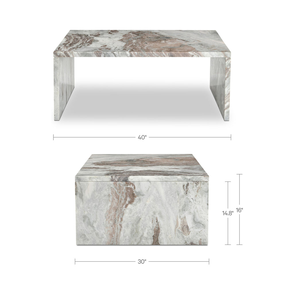 Rosa Coffee Table Torrento Marble - 1630Living