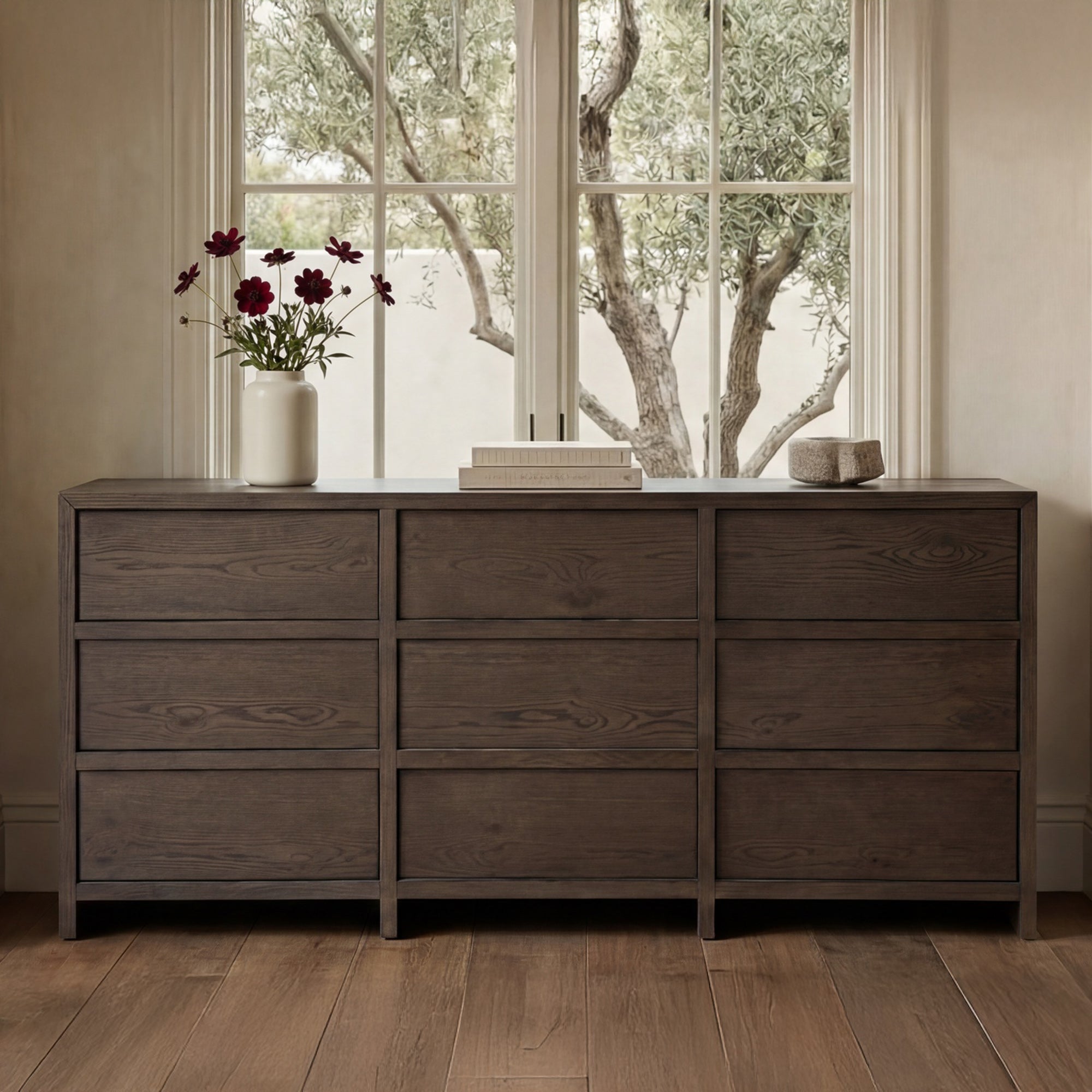 Jenson 9 Drawer Dresser Brown - 1630Living