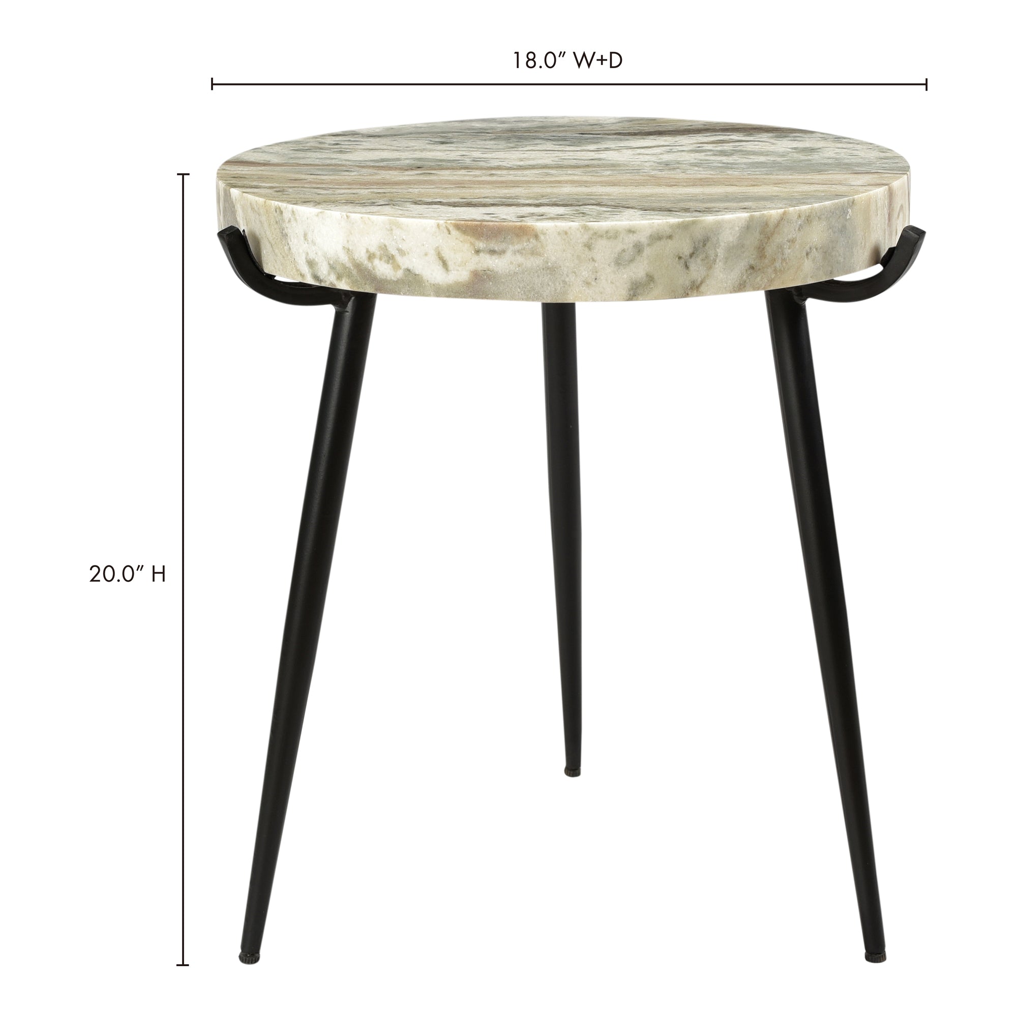 Brinley Accent Table Marble - 1630Living