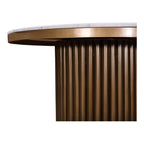 Tower Dining Table White Marble - 1630Living