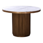 Tower Dining Table White Marble - 1630Living