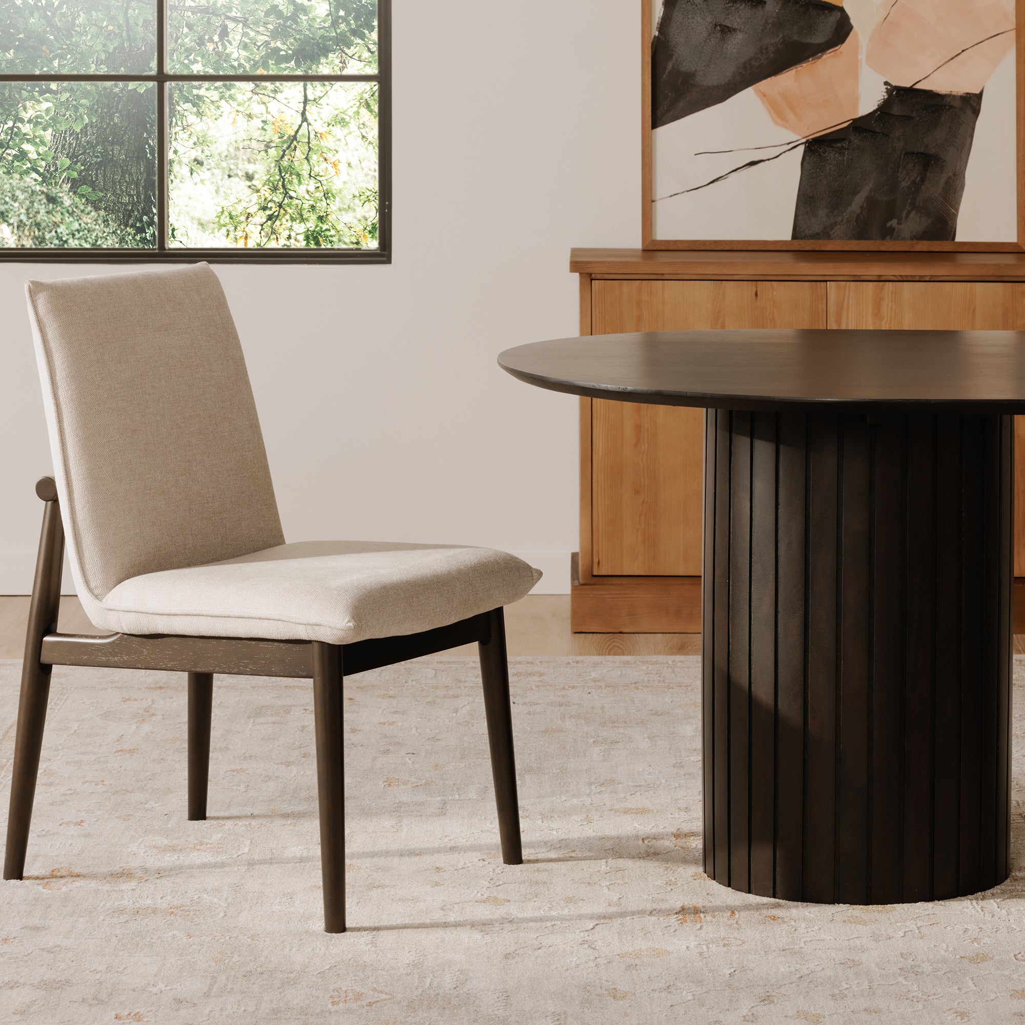 Povera Dining Table Black - 1630Living
