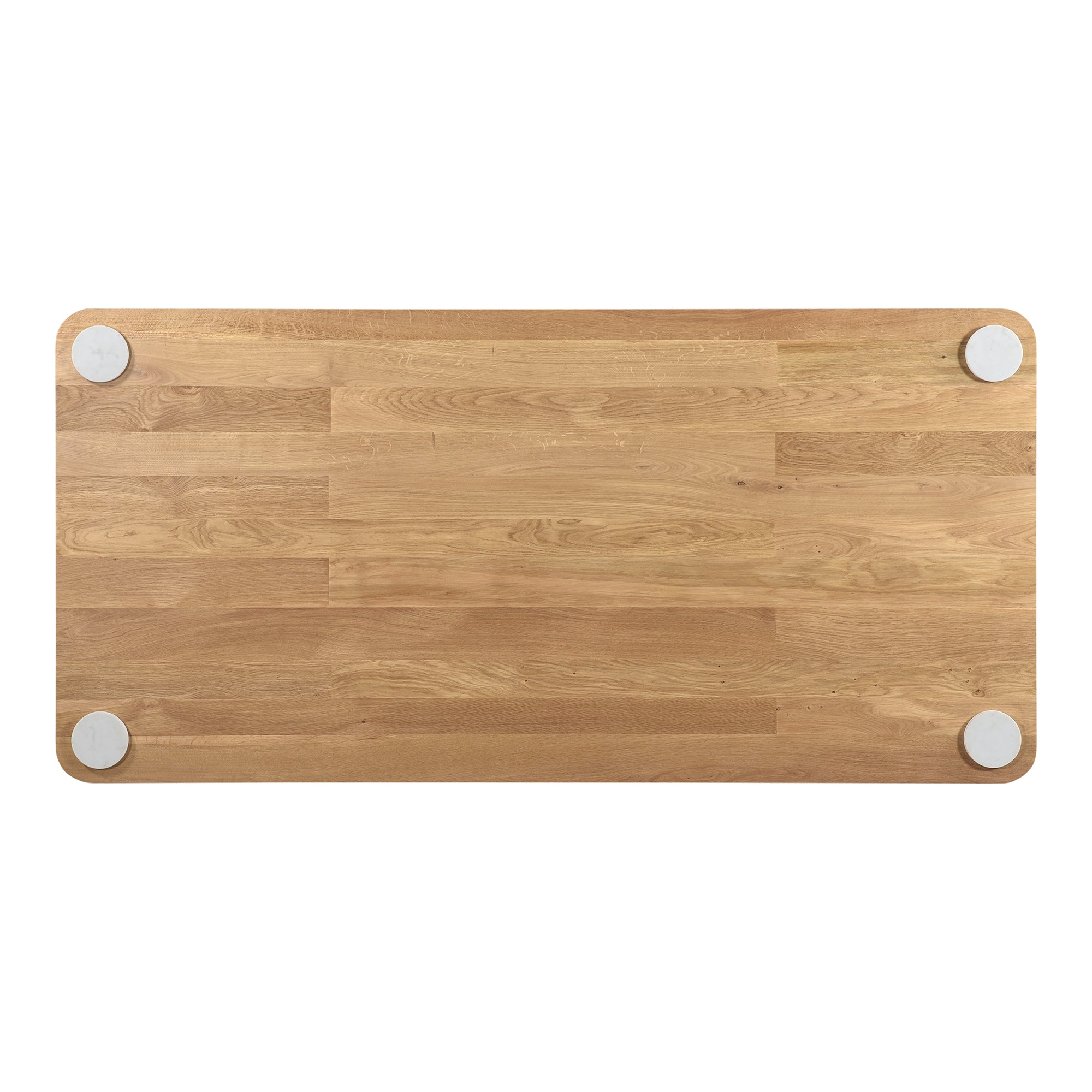 Century Dining Table Natural White Marble Leg - 1630Living